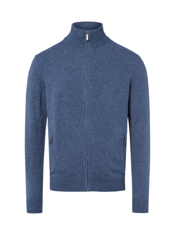 Nils Sundström Strickjacke in indigo - 0023