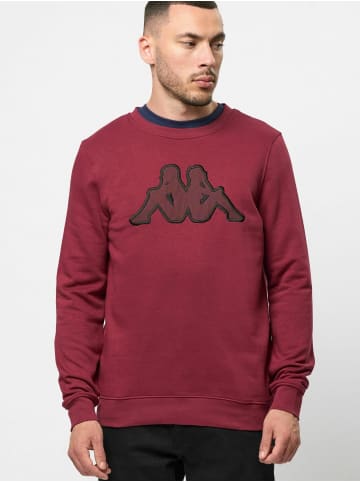 Kappa Sweatshirt Airvit in Red Dahlia