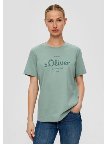 s.Oliver T-Shirt kurzarm in Grün