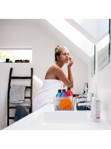 relaxdays 2 x Kühlschrank Organizer in Transparent - (B)25 x (H)10,5 x (T)18 cm