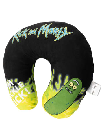 Rick and Morty Rick and Morty Pickle Rick Nackenkissen Reisekissen Nackenhörnchen in schwarz