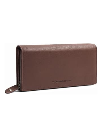 The Chesterfield Brand Valetta Geldbörse RFID Schutz Leder 18 cm dark taupe
