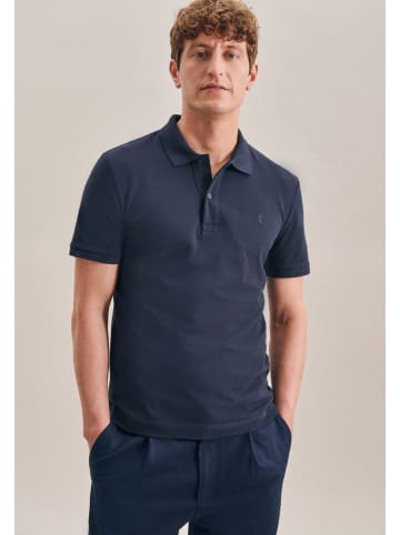 Seidensticker Polo-Shirt Slim in Dunkelblau