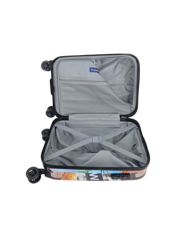 Saxoline Blue Boardcase New York City in multicoloured