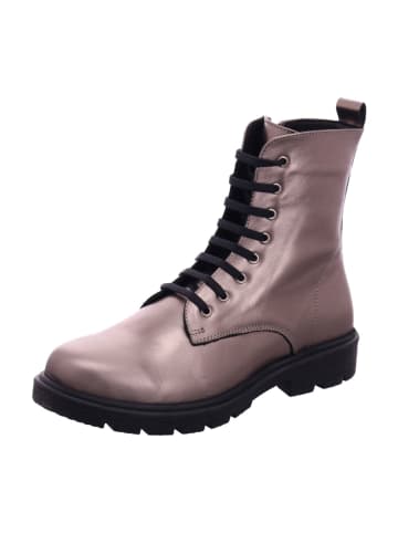 Esgano Damenschnürrstiefel kalt flach Da.- Stiefelette in  Mehrfarbig