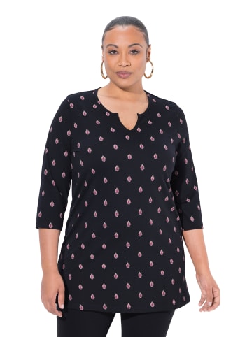 Ulla Popken Longshirt in schwarz