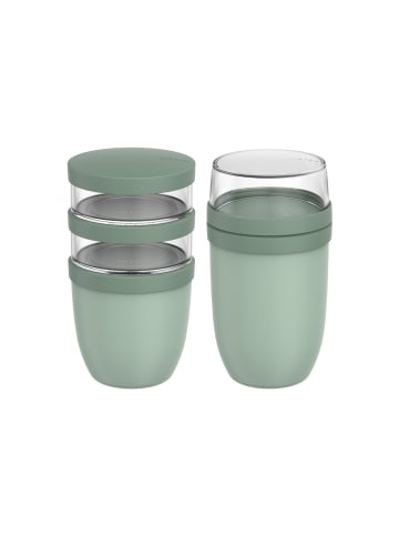 Mepal 2-tlg. Lunchpot-Set XL Ellipse in – 900 ml + 1050 ml in Nordic Sage