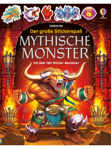 Usborn Buch - Der große Stickerspaß: Mythische Monster