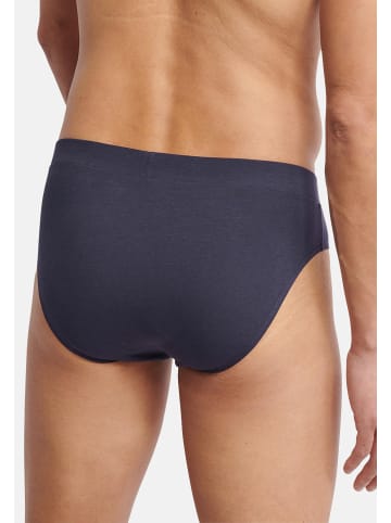 Sloggi Slip / Unterhose men GO Natural in Grau / Dunkelblau
