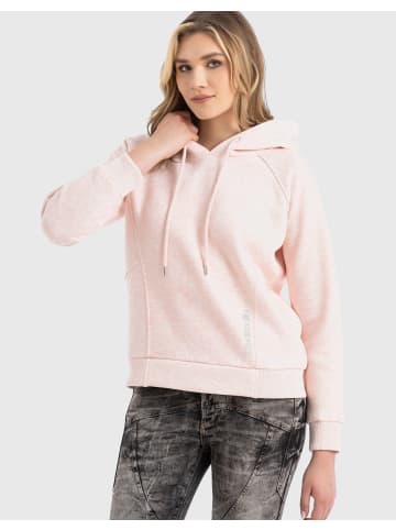 Cipo & Baxx Sweatshirts HOODIE SWEATSHIRT in PINK