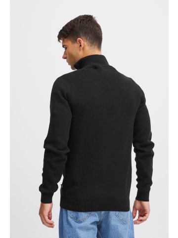 CASUAL FRIDAY Troyer CFKarl milano knit zipper in Schwarz