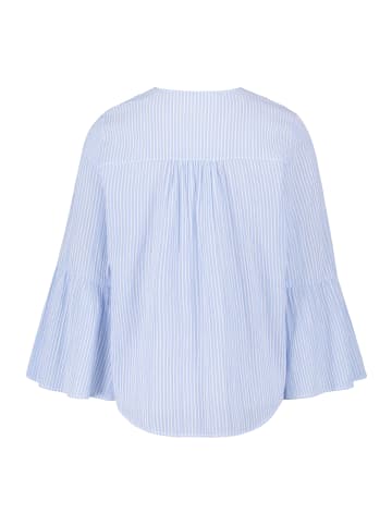 CARTOON Casual-Bluse mit Streifen in Blau/Weiß