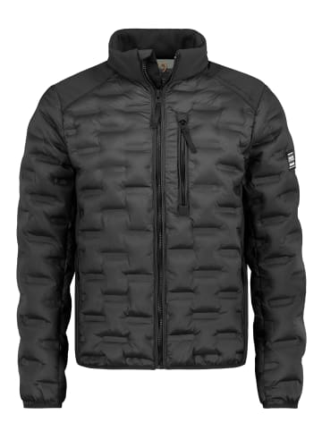 Sublevel Steppjacke mit Reißverschlusstaschen und Stehkragen in Schwarz
