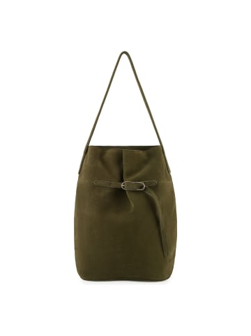 FREDs BRUDER Softly Beuteltasche Leder 36 cm forest green