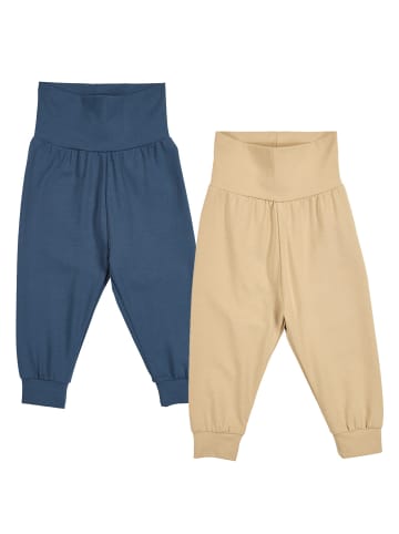 müsli Babyhose 2er-Pack in Safari / Navy