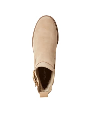 Tamaris Klassische Stiefeletten in Beige