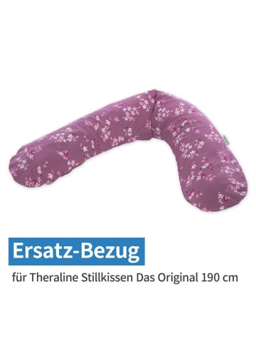 Theraline Ersatzbezug für Stillkissen Das Original in lila,motiv