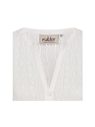 Nübler Dirndlbluse Langarm Juna in Creme