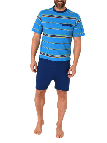 NORMANN Pflegeoverall kurzarm Reissverschluss - 60804 in hellblau