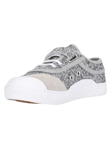 Kawasaki Kinderschuhe Glitter Kids Shoe W/Elastic in 8889 silver