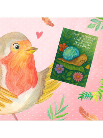 Mr. & Mrs. Panda Beileidskarte Schnecke Sir Design mit Spruch in Weiß