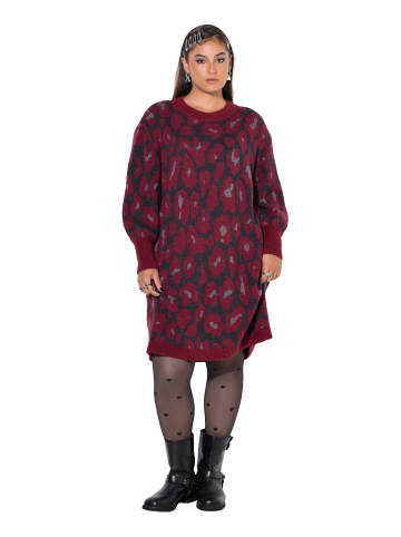 Studio Untold Kleid in weinrot