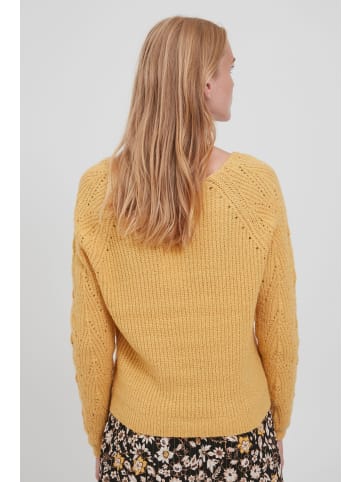 b.young Strickpullover in gelb