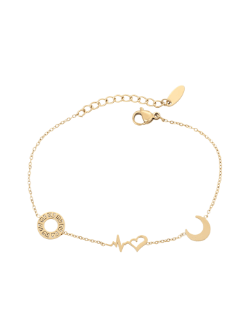 faina Women Chain Link Bracelet in Gold