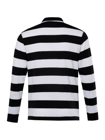 Men Plus Poloshirt in schwarz