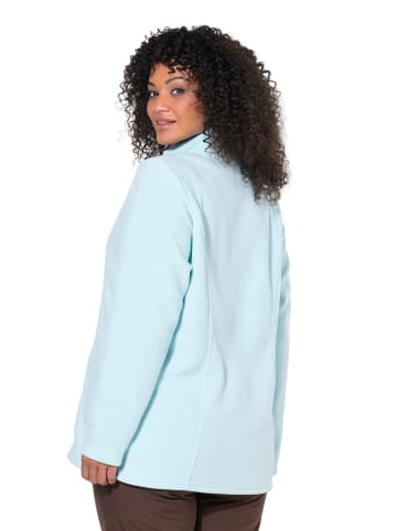 Ulla Popken Sweatjacke in baby blau