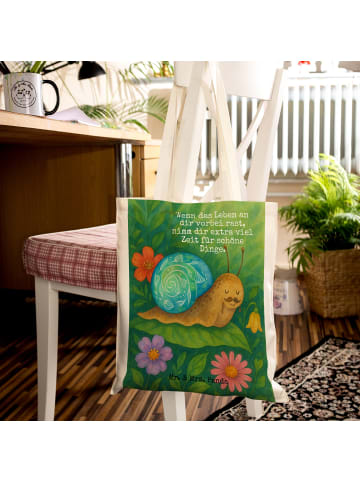 Mr. & Mrs. Panda Umhängetasche Schnecke Sir Design mit Spruch in Weiß