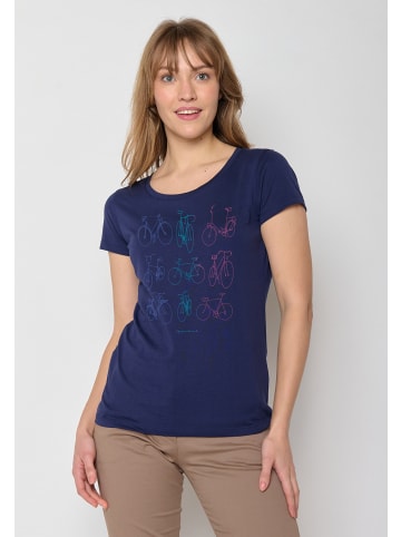 GreenBomb T-Shirt Bike Choice in Marineblau