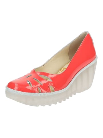 Fly London Pumps in Rot Lack