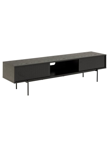 ebuy24 TV Tisch Angus Schwarz 180 x 40 cm