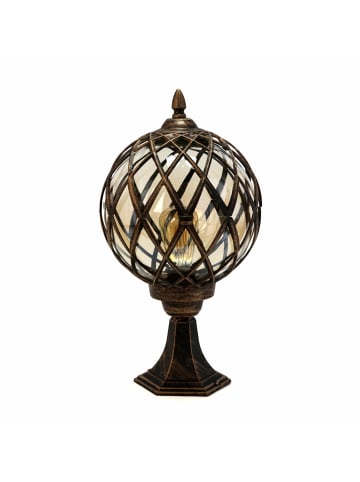Licht-Erlebnisse Wegeleuchte (B)27 x (L)27 x (H)48 cm in Kupfer Antik