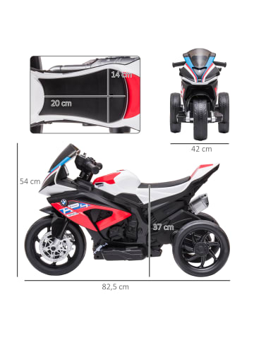 HOMCOM BMW HP4 Elektromotorrad Kinder ab 1,5 Jahre Rot