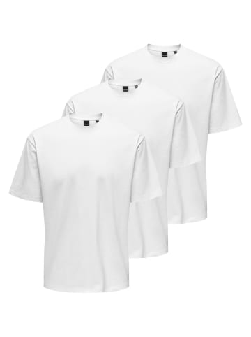 ONLY & SONS T-Shirt Onsfred in Weiß