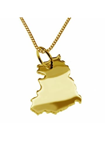 Schmuckador 50cm Halskette + DDR Anhänger in 585 Gelbgold in gold