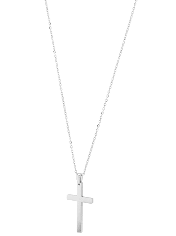 Adeliás Damen Halskette mit Anhänger – aus Edelstahl in silber