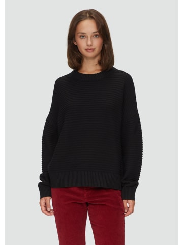 s.Oliver Strickpullover langarm in Schwarz