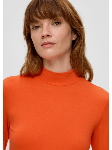 s.Oliver T-Shirt langarm in Orange