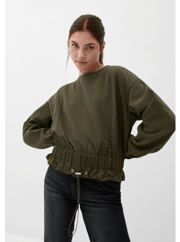 Q/S designed by s.Oliver Sweatshirt langarm in Olive