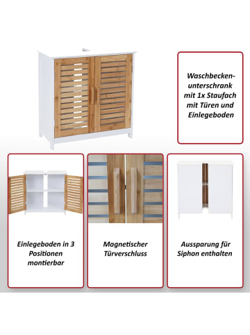 MCW Waschbeckenunterschrank B41, Weiß