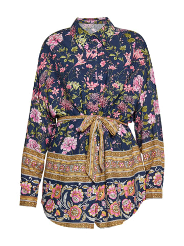 VIRITA Women Bluse in Marine Mehrfarbig