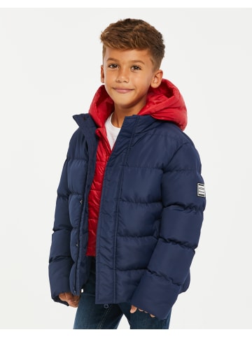 Threadboys Winterjacke THB Hooded Zipper with Welt Pct Minty in Navy