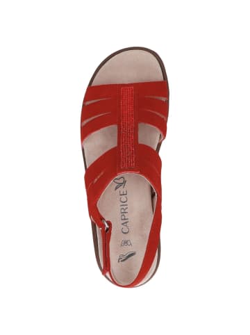 Caprice Sandale in RED SUEDE