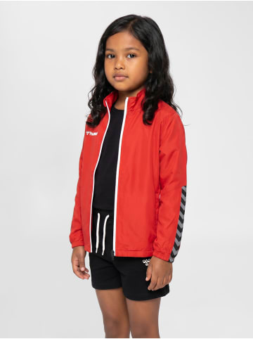 Hummel Reißverschluss Jacke Hmlauthentic Kinder in TRUE RED