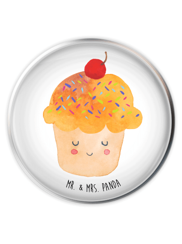 Mr. & Mrs. Panda Stöpsel Waschbecken Cupcake ohne Spruch in Weiß