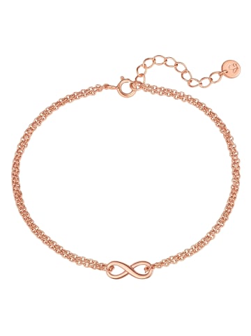 Glanzstücke München Armband Infinity aus Sterling Silber in roségold