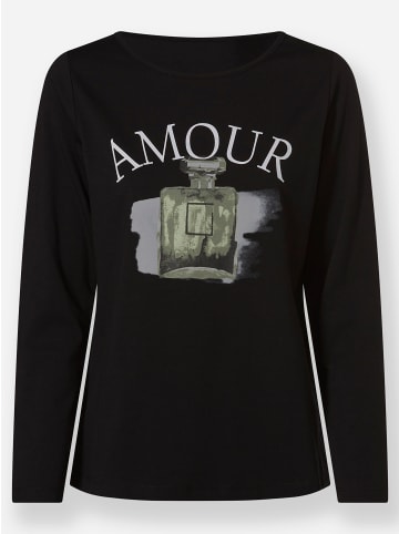 Heine Langarmshirt in schwarz